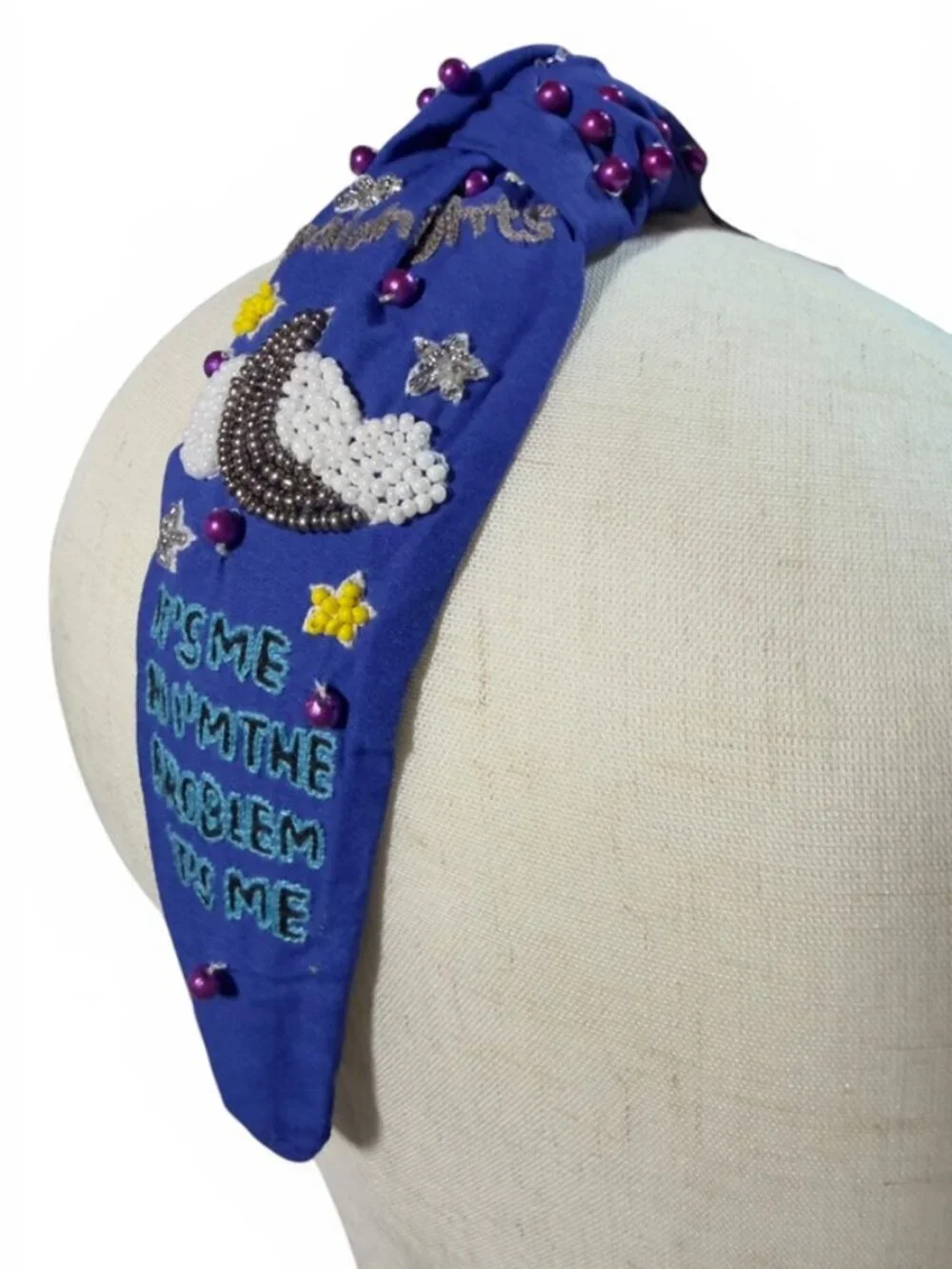 Taylor Swift Karma is a Cat Beaded Headband New